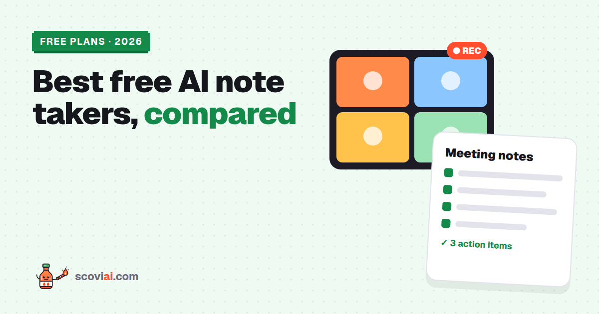 Best free AI note takers compared: Fathom, Granola, tl;dv, Fireflies, Otter and Tactiq
